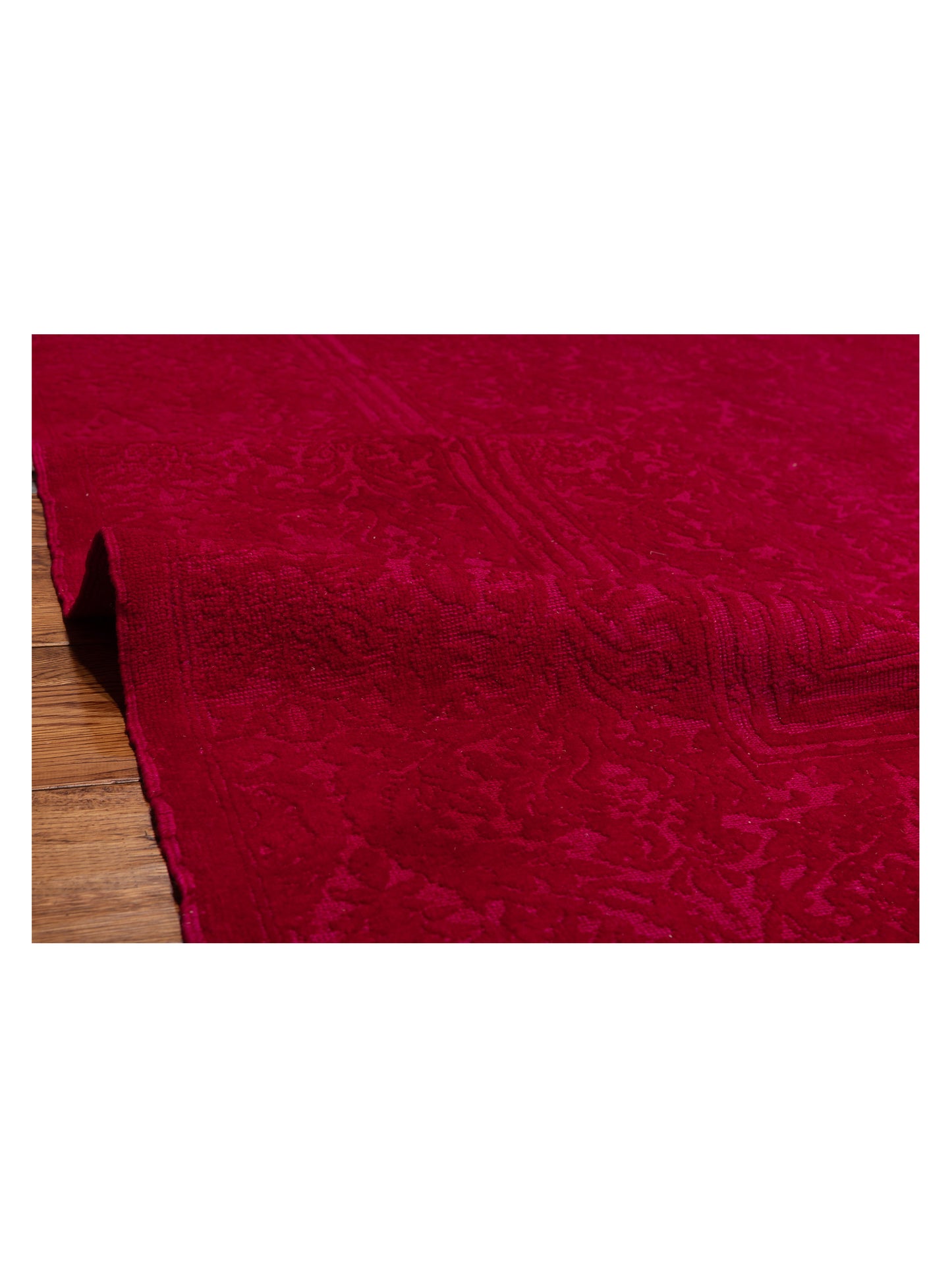 Rechromia Pink Pink 8.3x9.8 Hand Knotted Rug