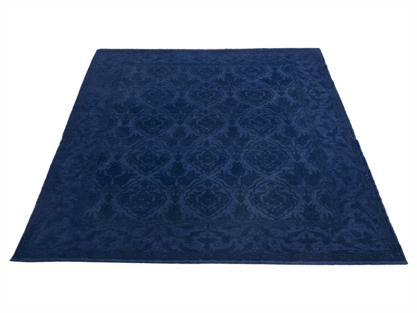 Rechromia Ivory Gold 8.3x9.7 Hand Knotted Rug