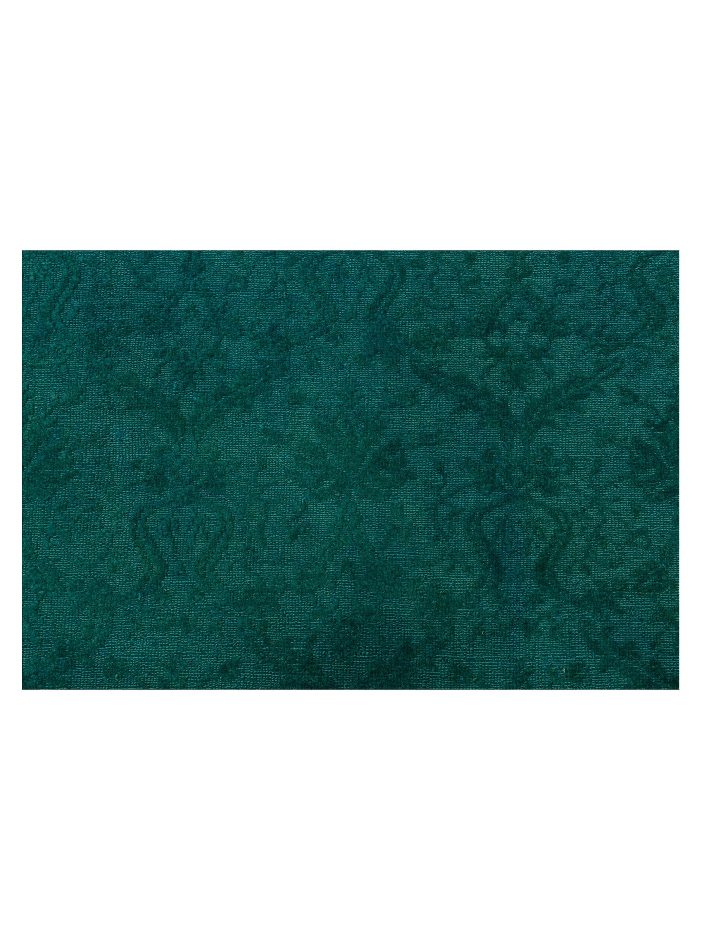 Rechromia Turquoise Dark Turquoise 9.6x11.5 Hand Knotted Rug