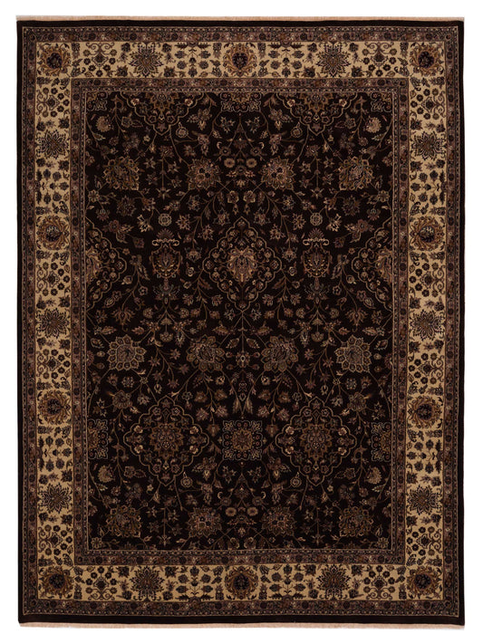 Rajpur Sivas  Dark Brown Ivory Traditional