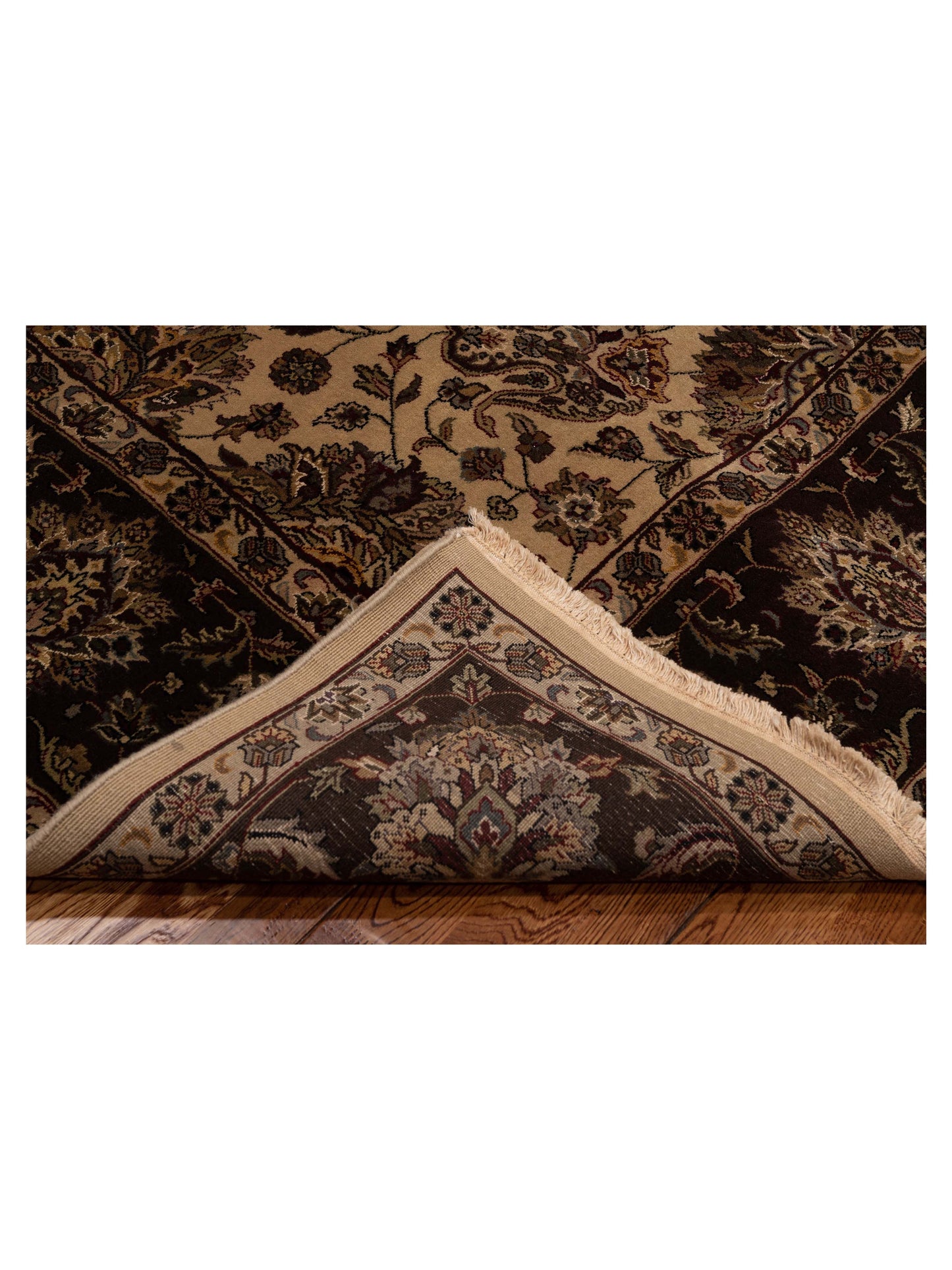 Sansira Beige Brown 8x10.1 Hand Knotted Rug