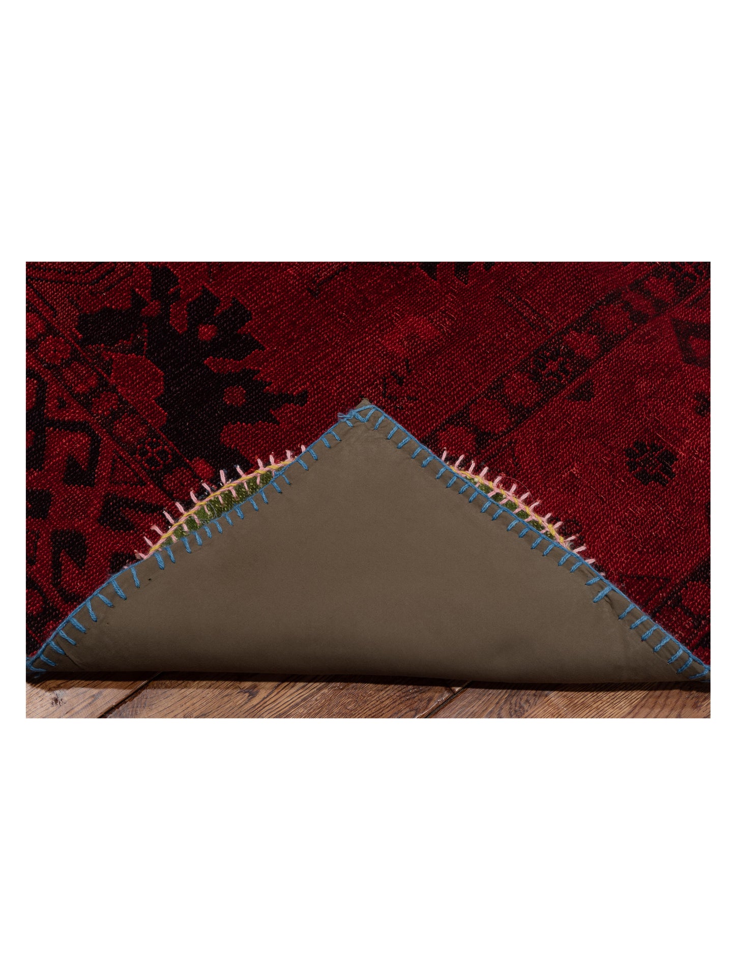 Patchwork Multi 9.10x13.3 Hand Knotted Rug