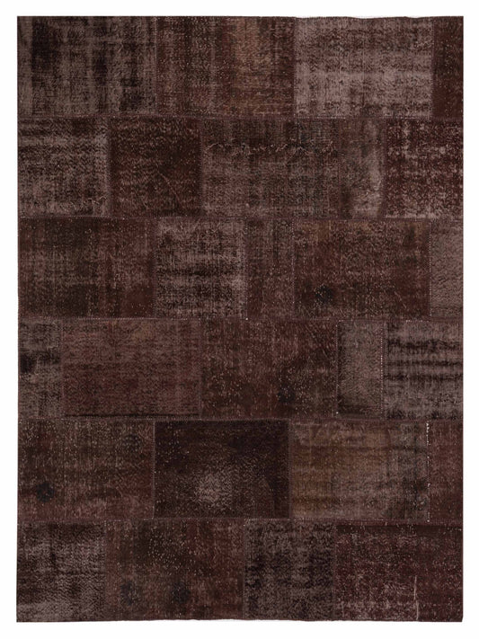 Pasha Turkish Vestige Patchwork  Dark Brown  Contemporary