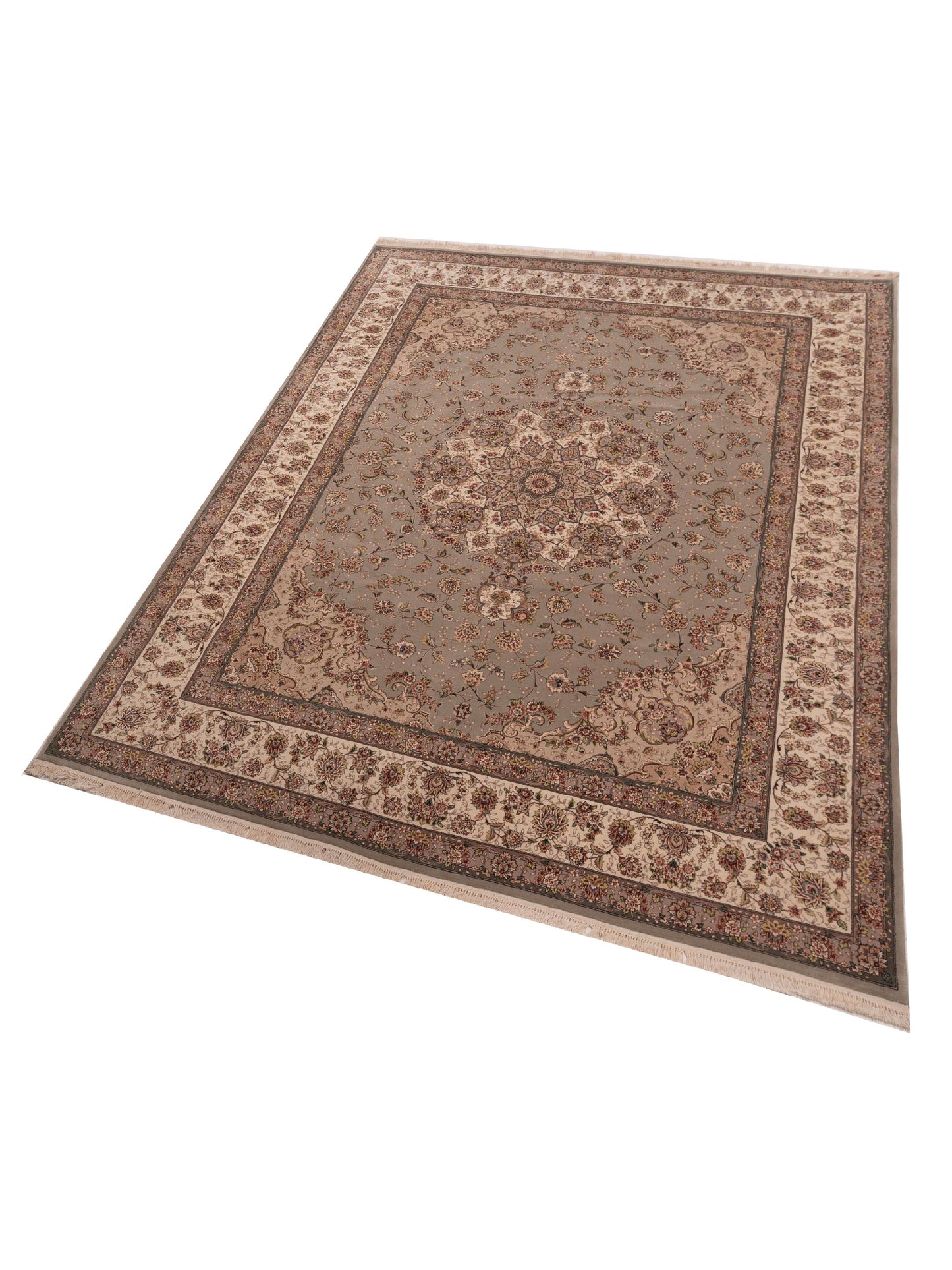 Artalya Silver Ivory 9.2x12.2 Hand Knotted Rug