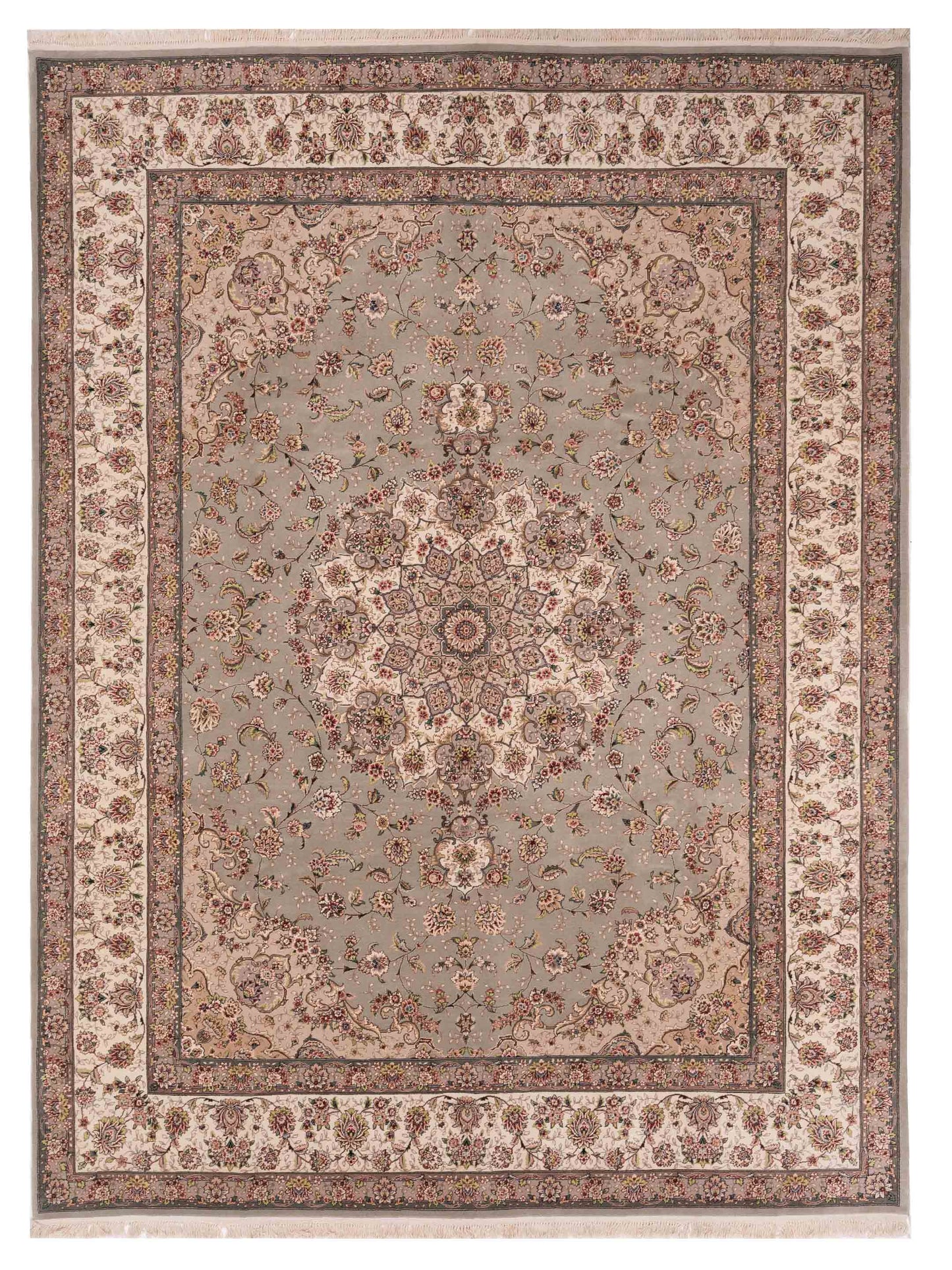 Pasha Magnolia  Silver Ivory Traditional