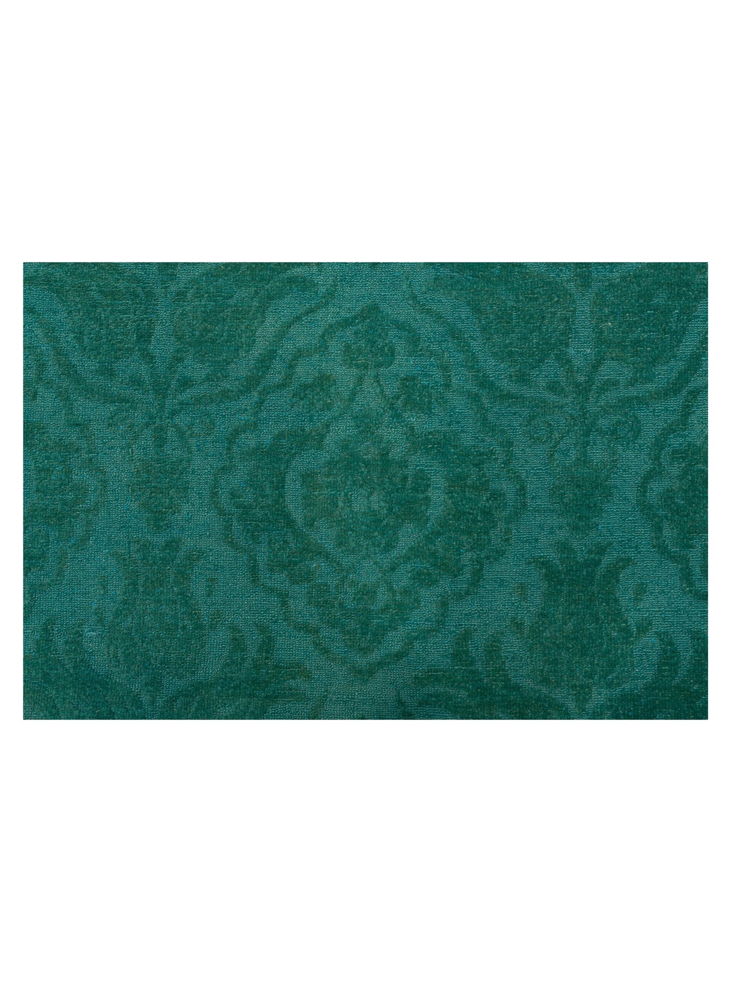 Rechromia Turquoise Turquoise 9.6x11.6 Hand Knotted Rug