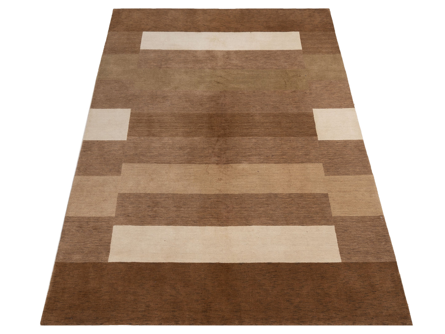 Tibarra Brown 7.11x11.1 Hand Knotted Rug