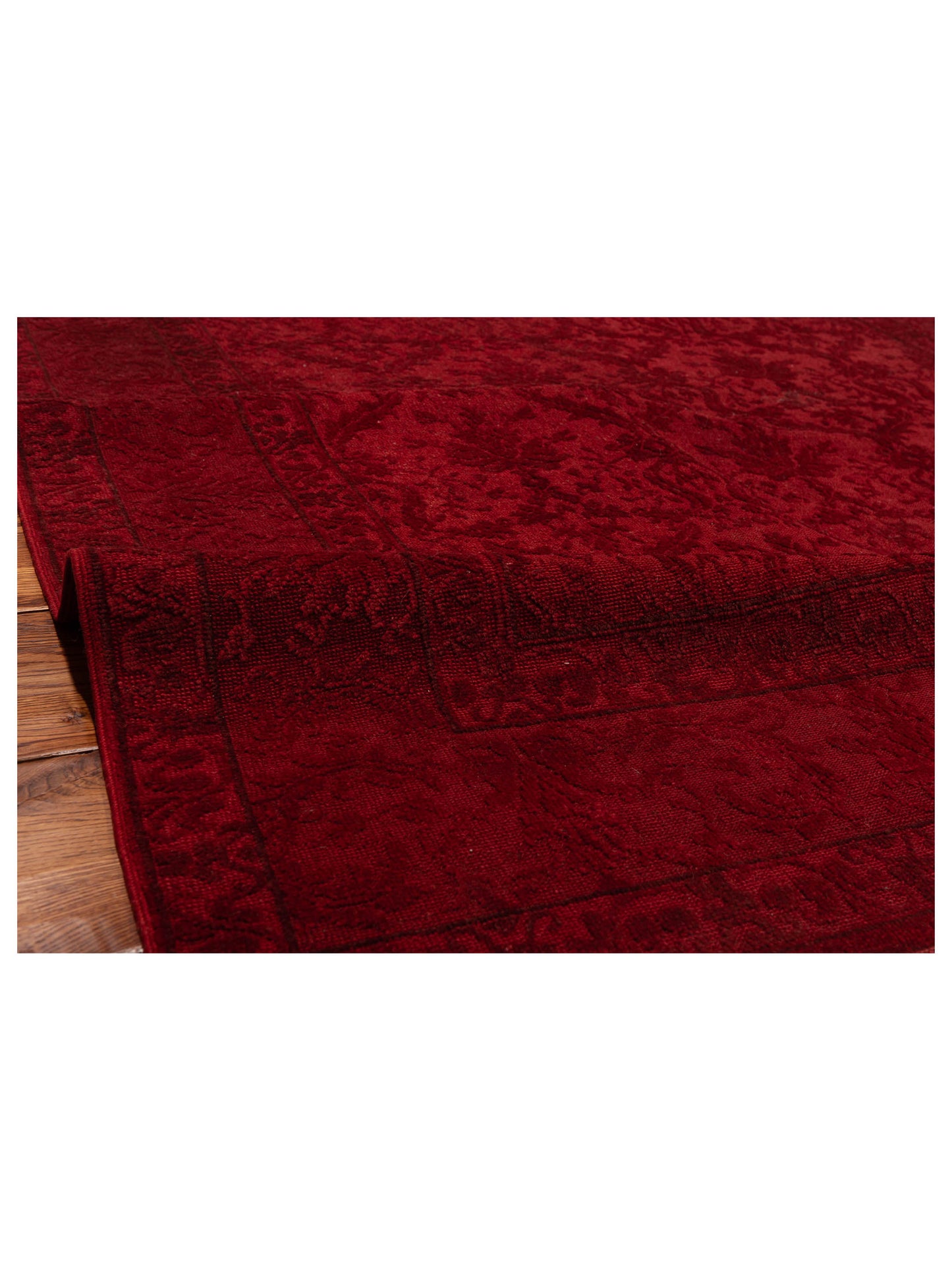 Vintage Red 6.2x8.11 Hand Knotted Rug