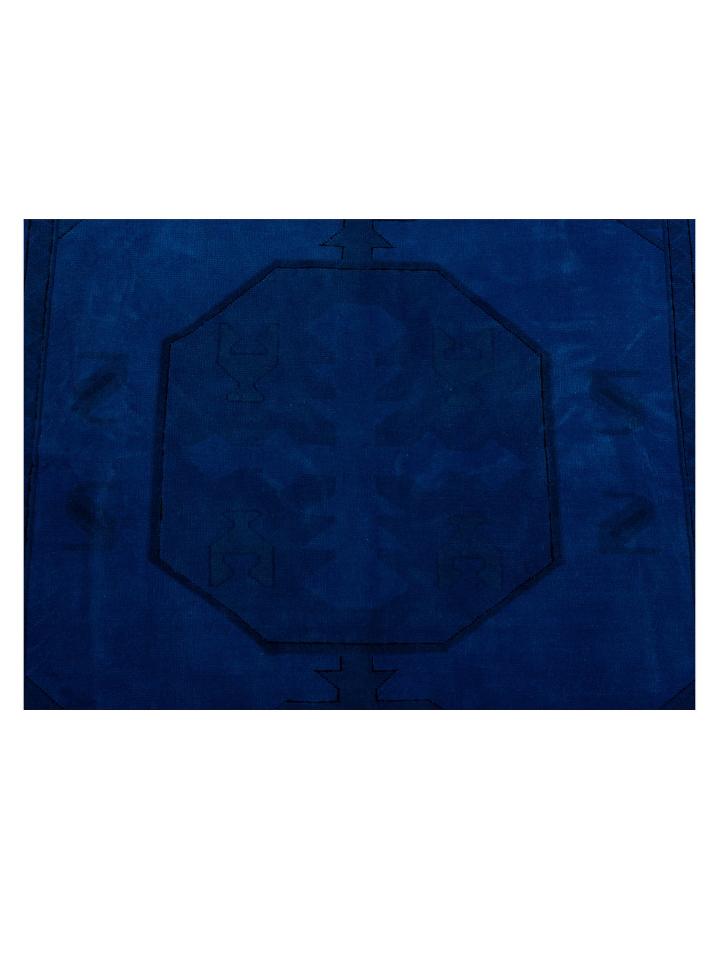 Vintage Indigo 7.2x9.10 Hand Knotted Rug