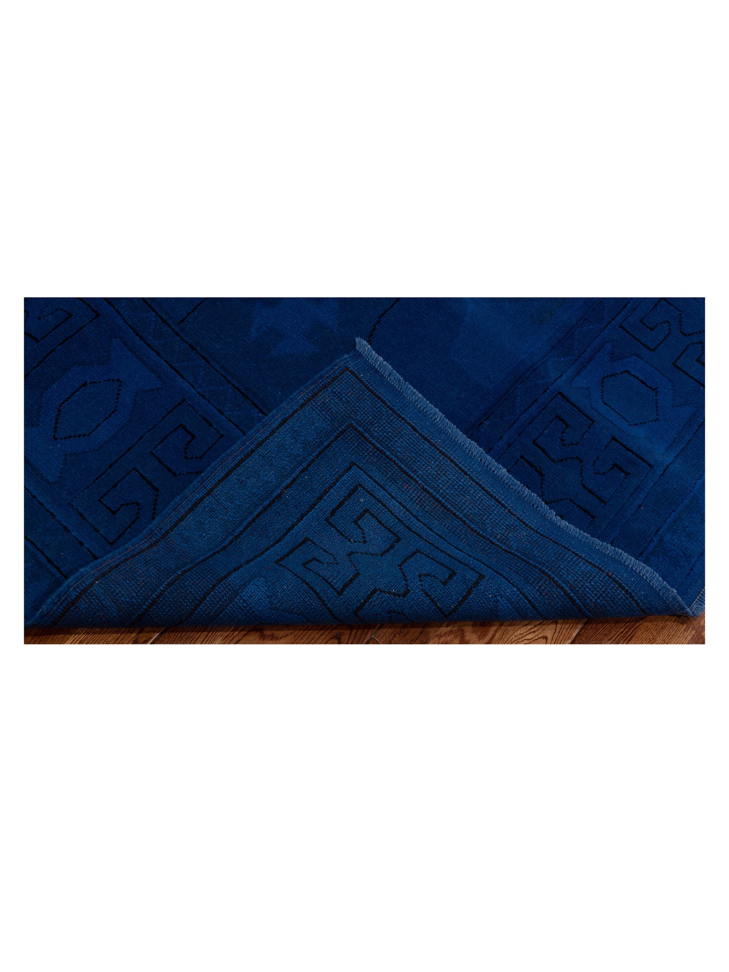 Vintage Indigo 7.2x9.10 Hand Knotted Rug