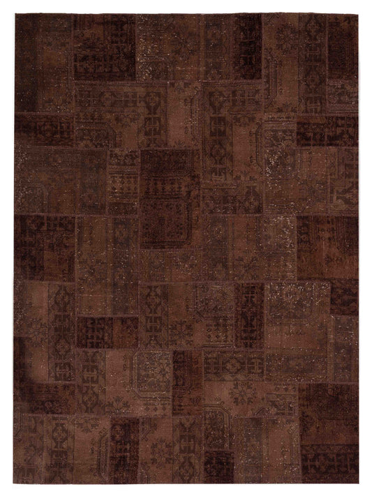 Pasha Turkish Vestige Patchwork  Dark Brown  Contemporary