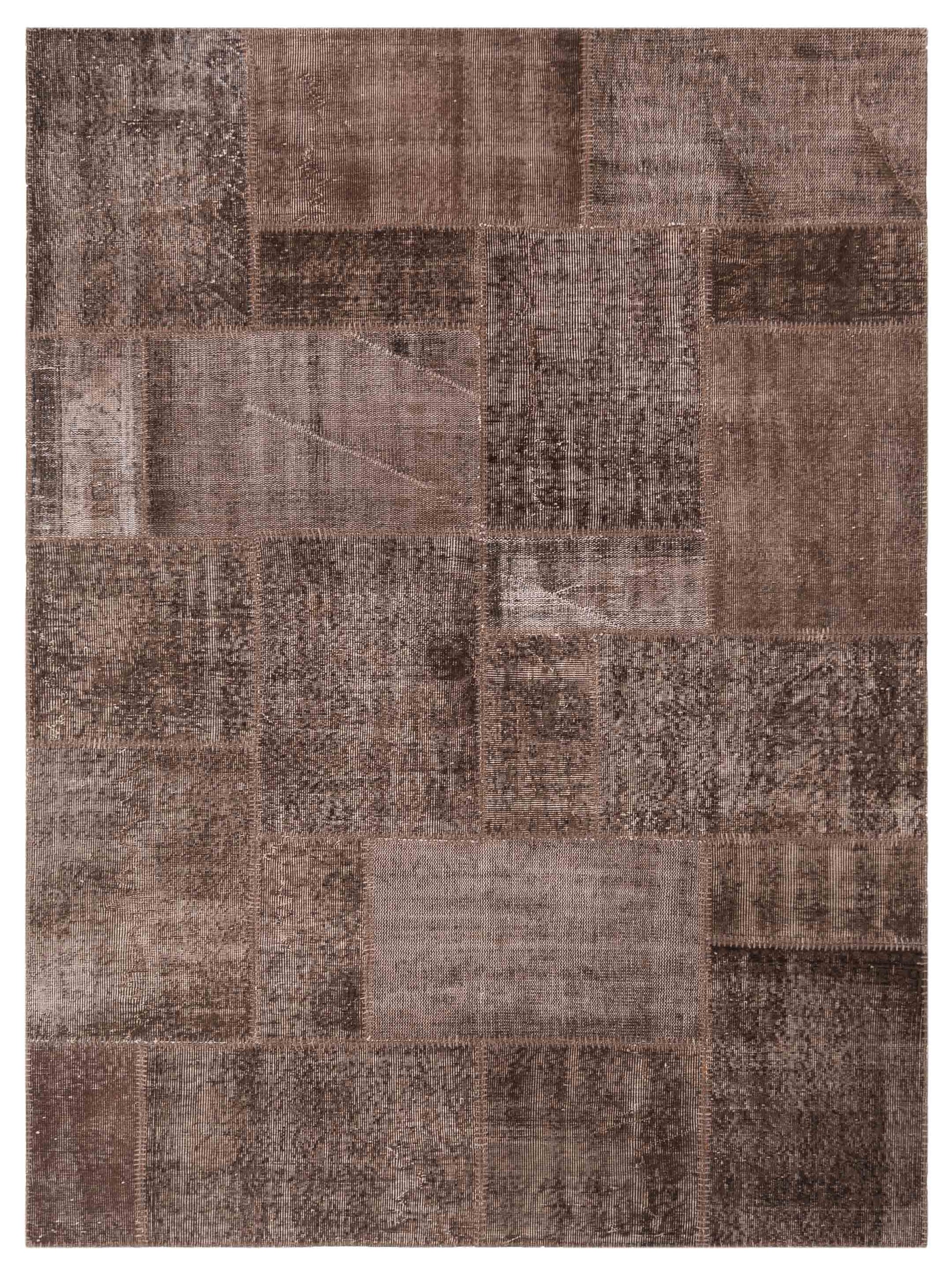 Pasha Turkish Vestige Patchwork  Dark Brown  Contemporary