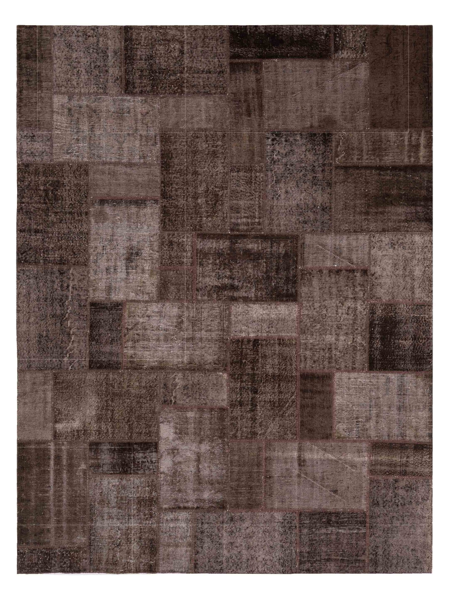 Pasha Turkish Vestige Patchwork  Brown  Contemporary