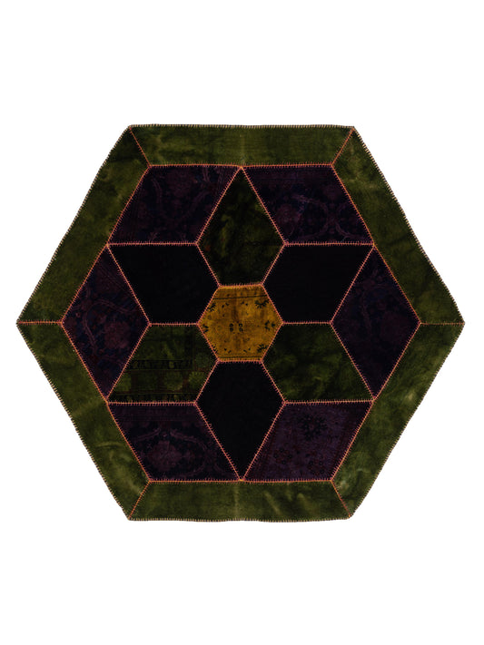 Pasha Turkish Vestige Patchwork  Multi  Contemporary