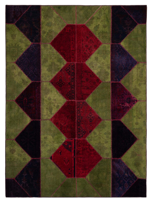 Pasha Turkish Vestige Patchwork  Multi  Contemporary
