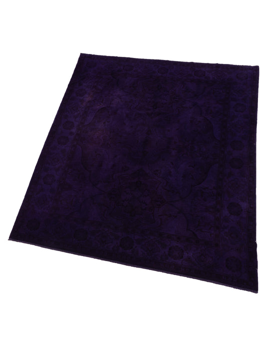 Vintage Purple 8.1x9.10 Hand Knotted Rug