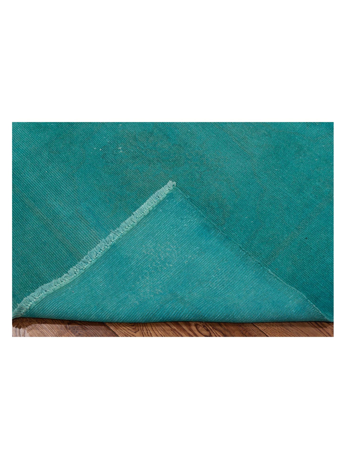 Vintage Turquoise 5x6.1 Hand Knotted Rug