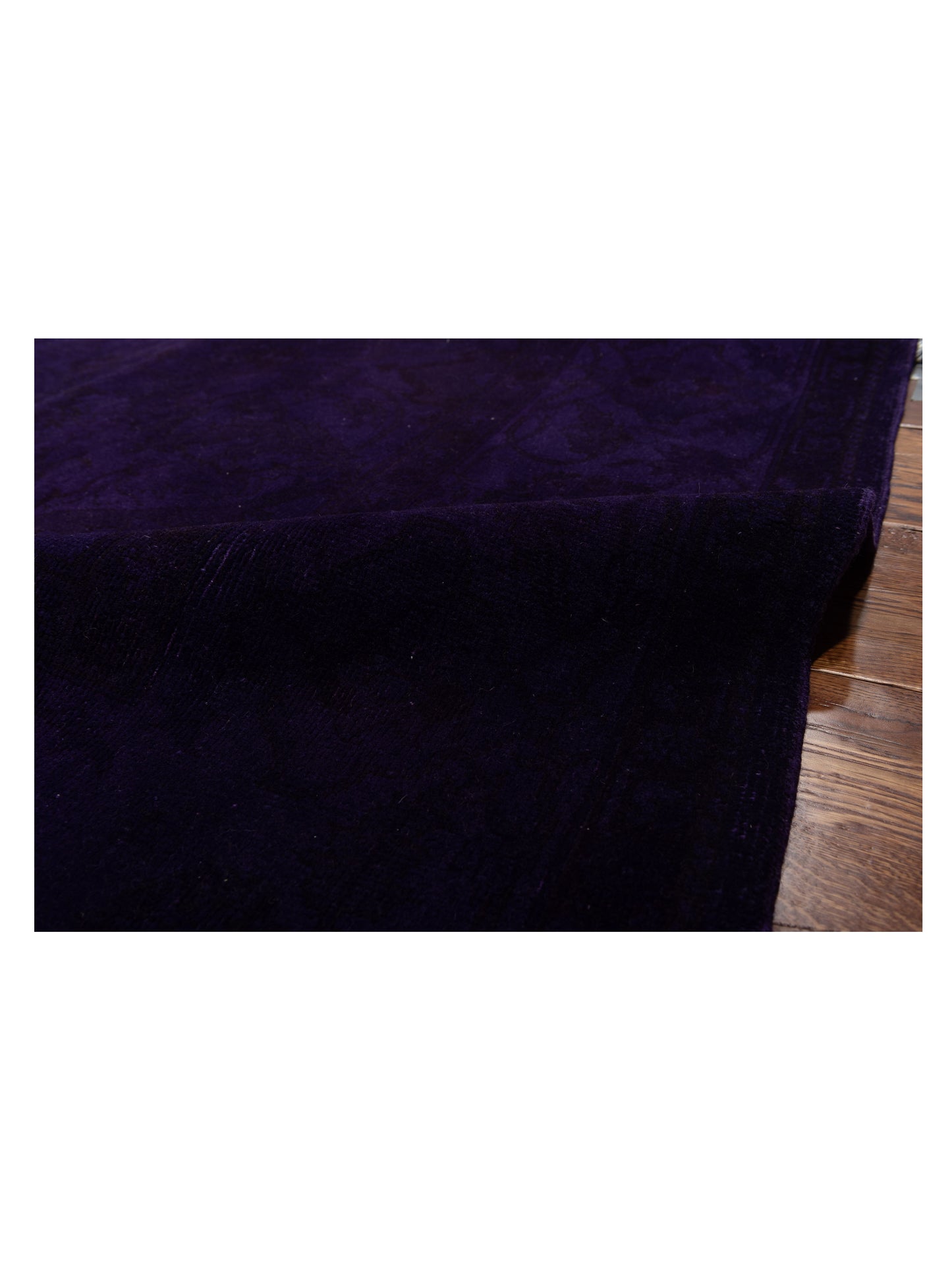 Vintage Purple 9x11.10 Hand Knotted Rug