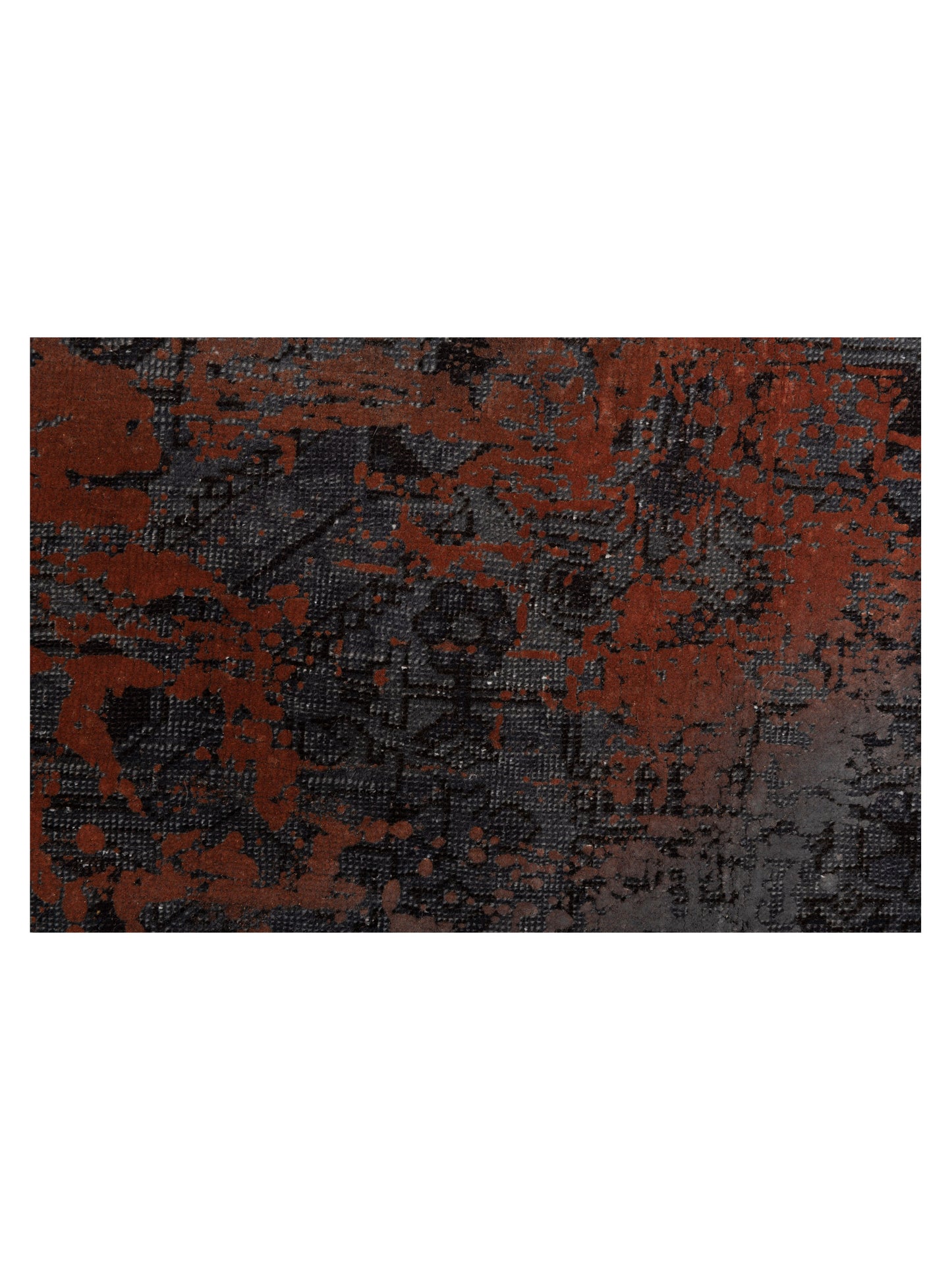 Vintage Gray 6.7x9.6 Hand Knotted Rug