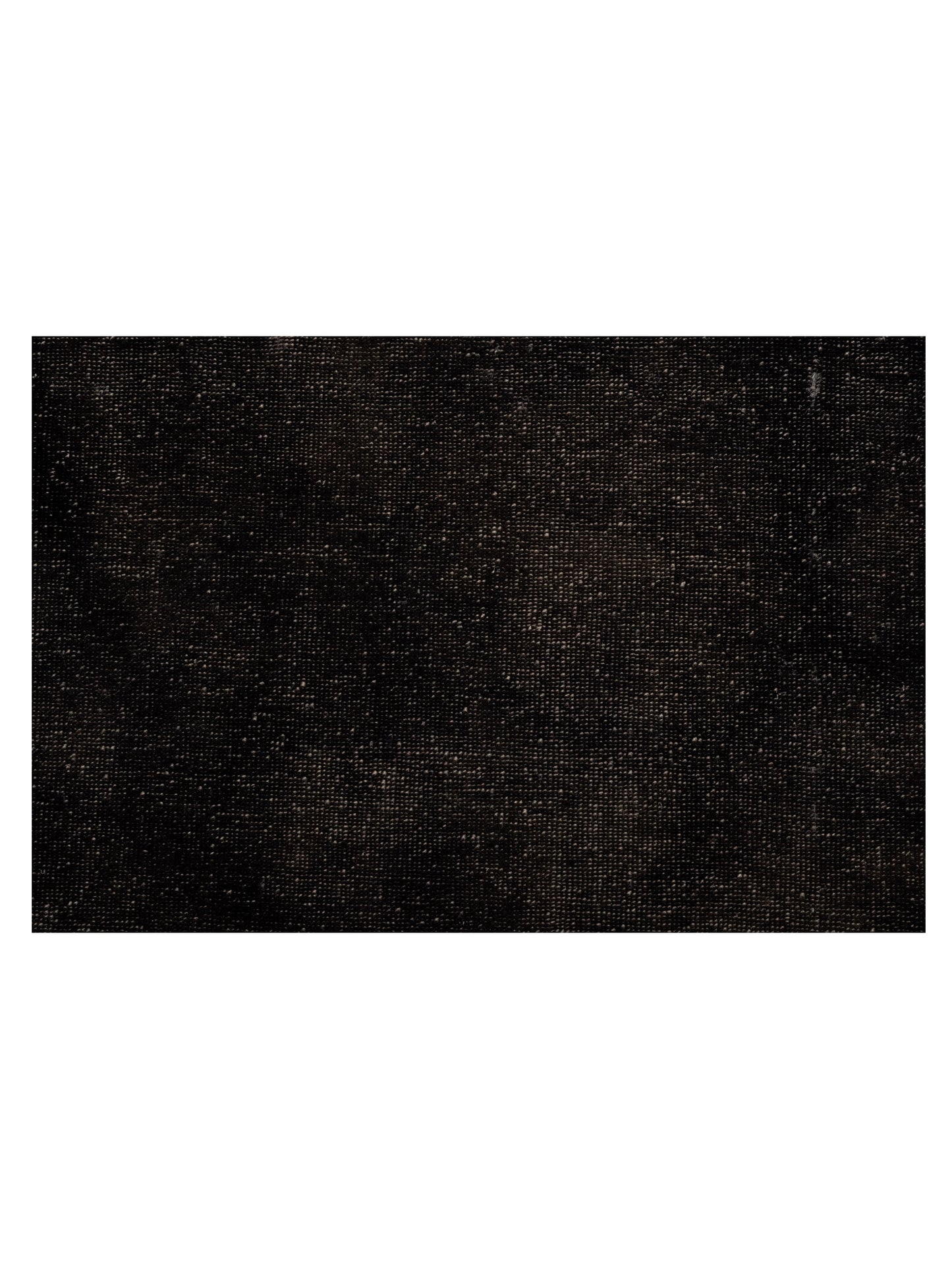 Vintage Black 8.11x10.4 Hand Knotted Rug