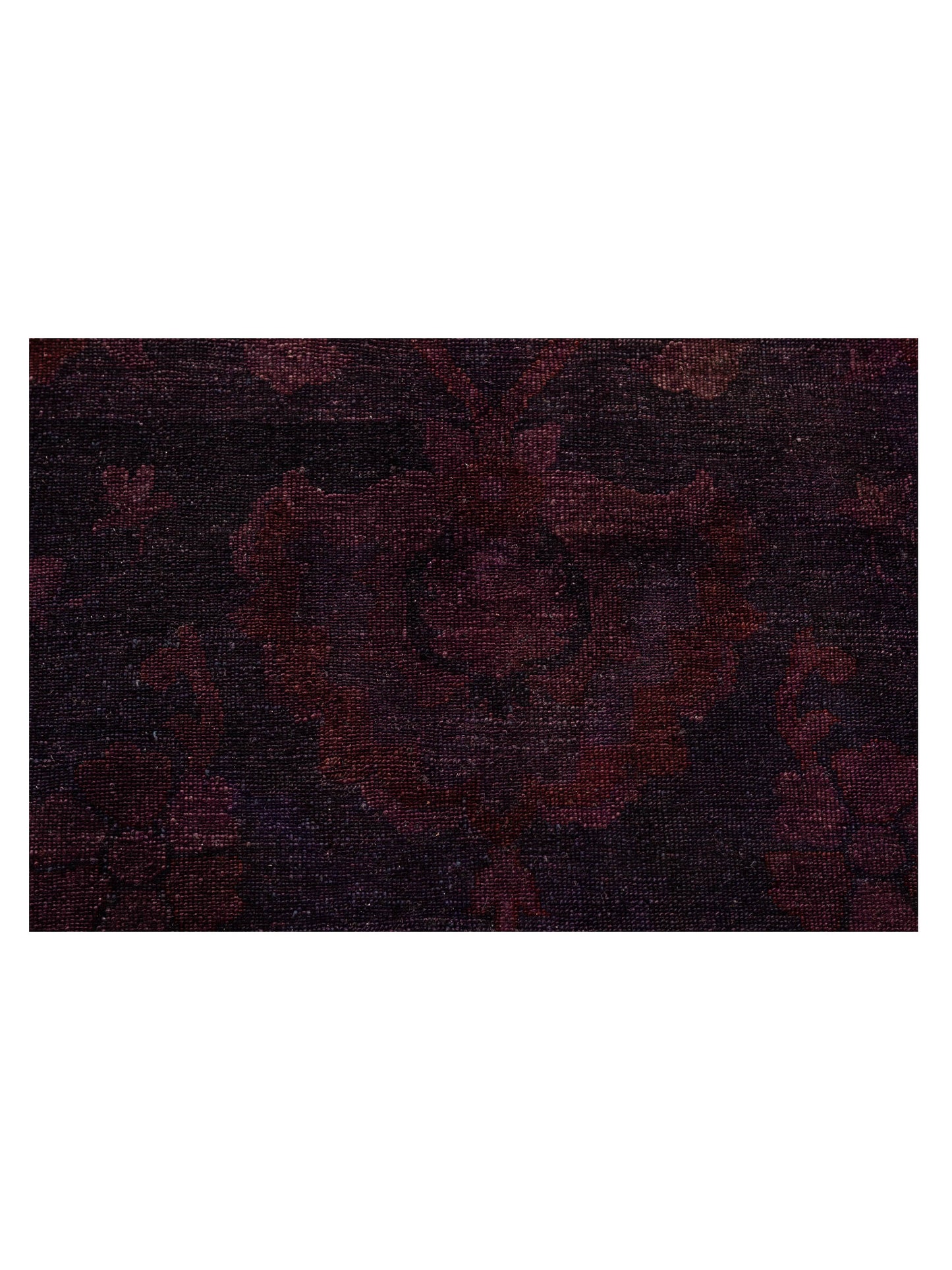 Vintage Purple 7x9.10 Hand Knotted Rug