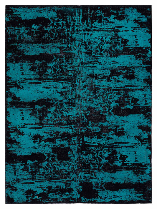 Pasha Vintage  Black Turquoise Contemporary