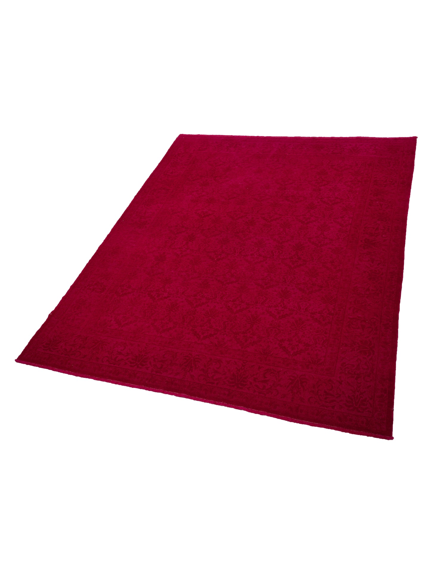Rechromia Red Red 9.6x11.6 Hand Knotted Rug