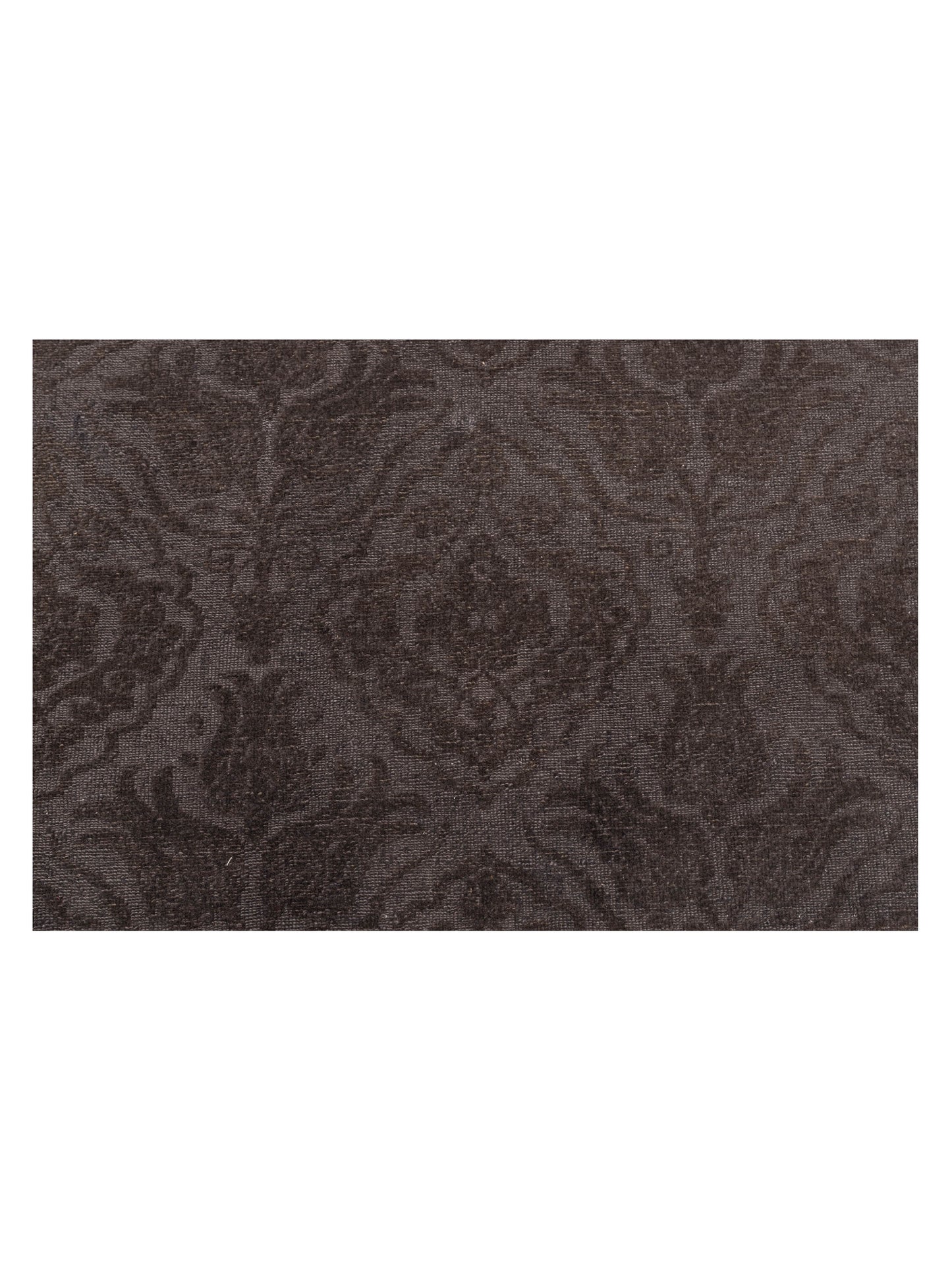 Rechromia Dark Gray Dark Gray 6.3x8.10 Hand Knotted Rug