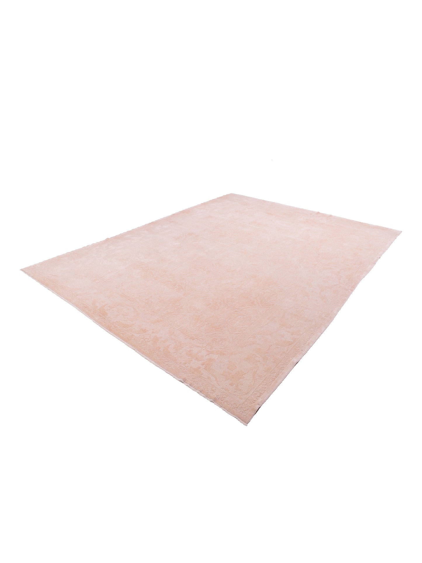 Rechromia Beige Beige 10.6x13.5 Hand Knotted Rug