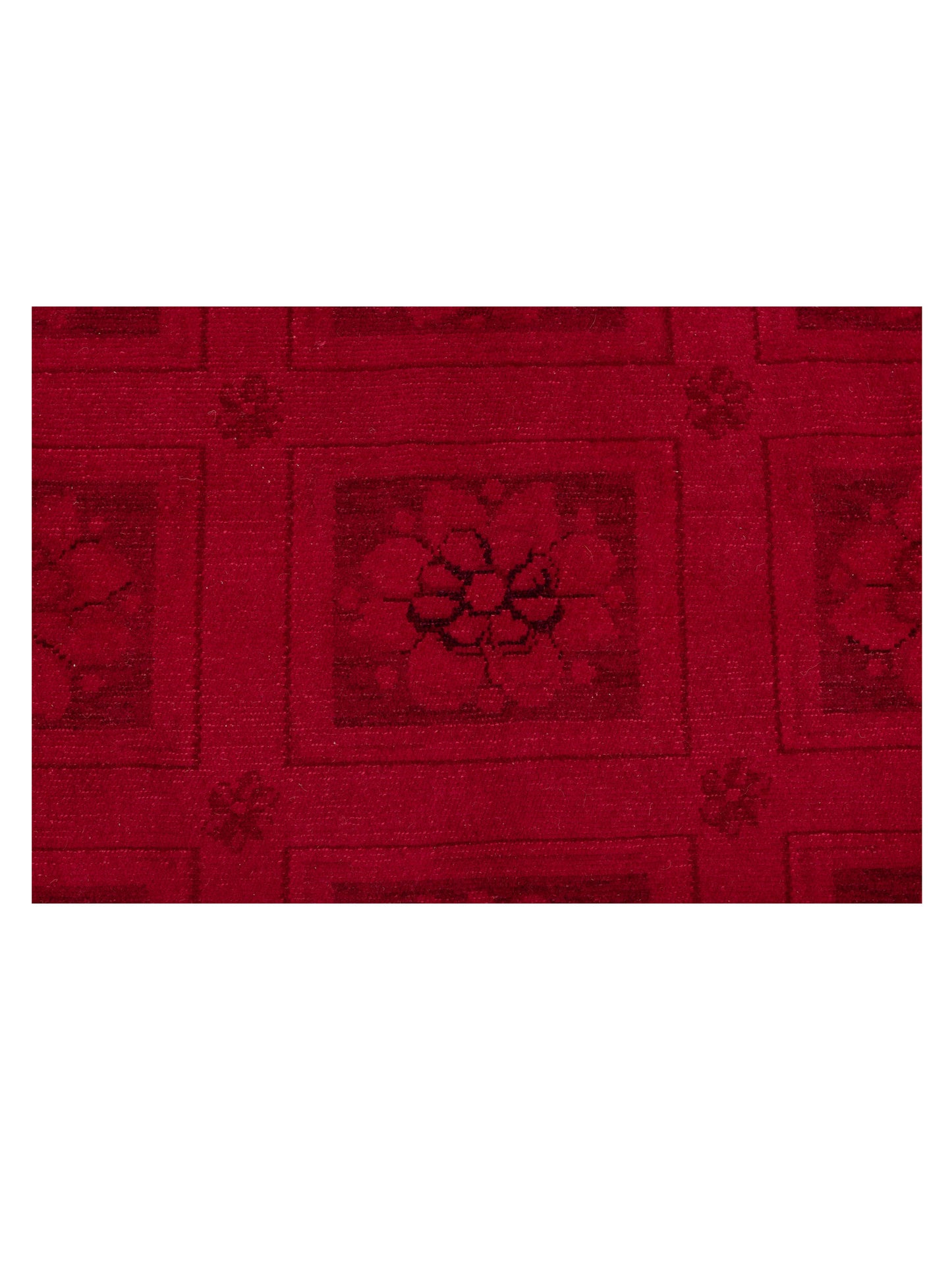 Vintage Red 8.4x9.5 Hand Knotted Rug
