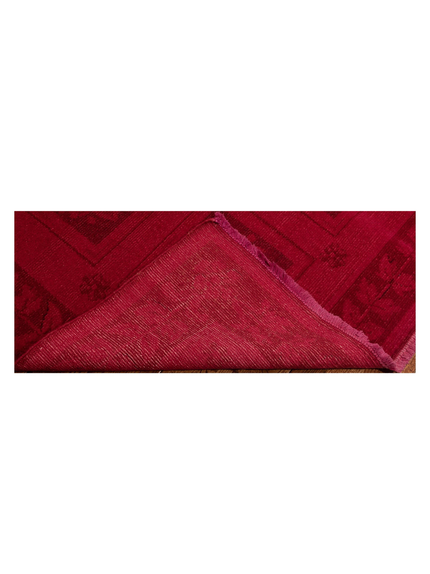 Vintage Red 8.4x9.5 Hand Knotted Rug