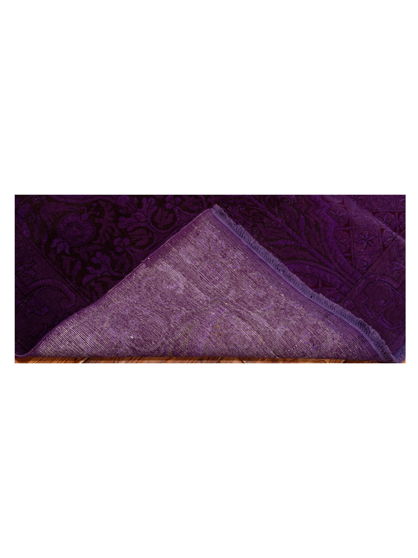 Vintage Purple 5.10x7.5 Hand Knotted Rug