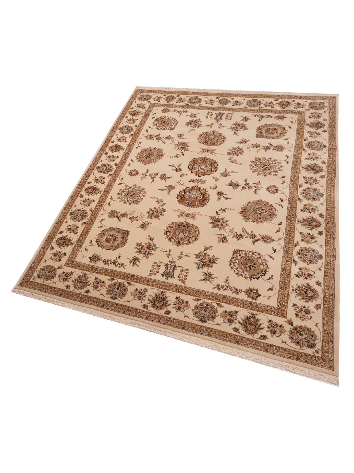 Artalya Ivory Ivory 8.8x11.10 Hand Knotted Rug