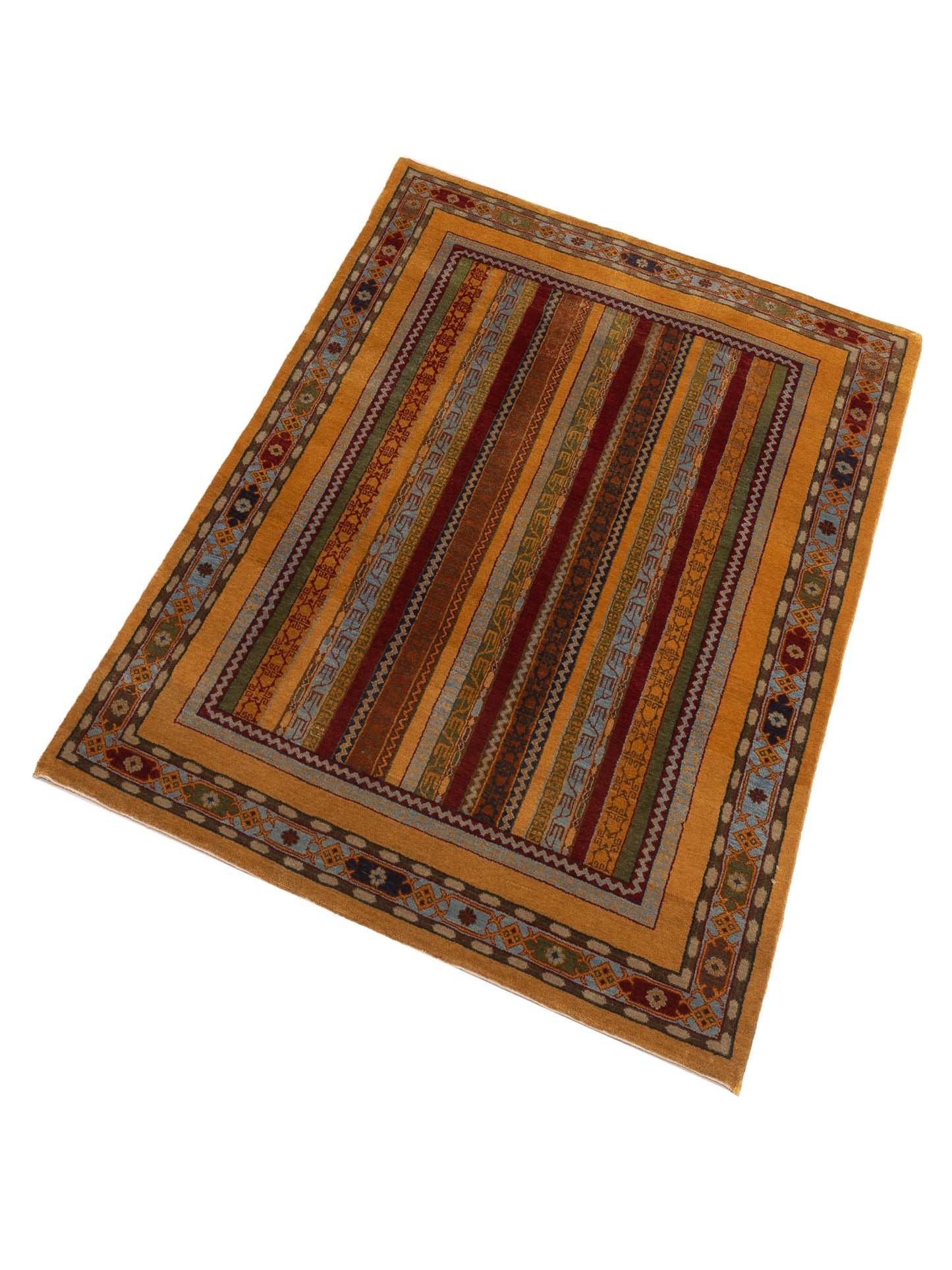 Shalanta Multi 4.2x5.10 Hand Knotted Rug