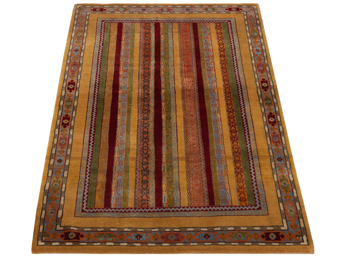 Shalanta Multi 4x5.11 Hand Knotted Rug