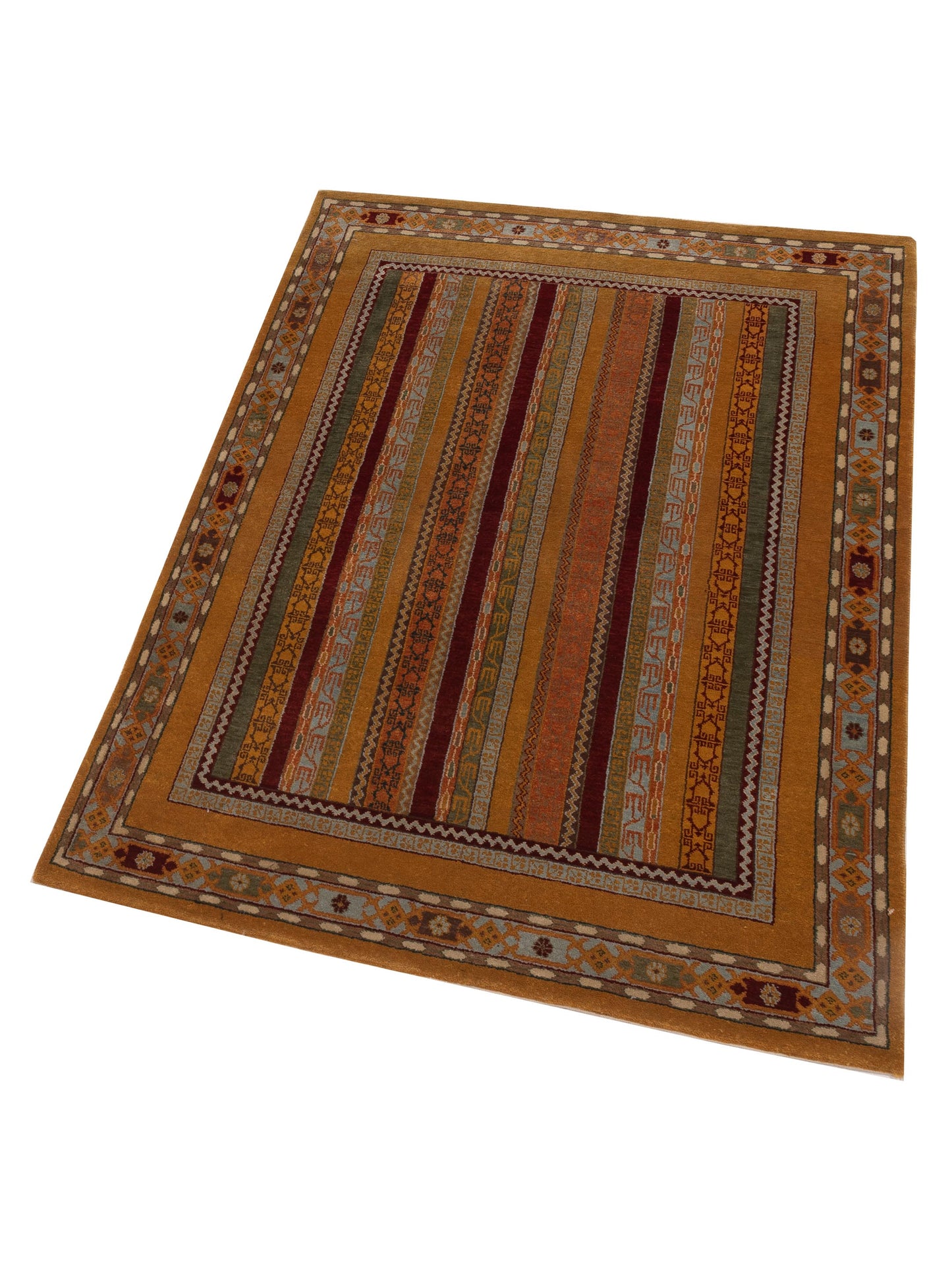 Shalanta Multi 4.1x6 Hand Knotted Rug