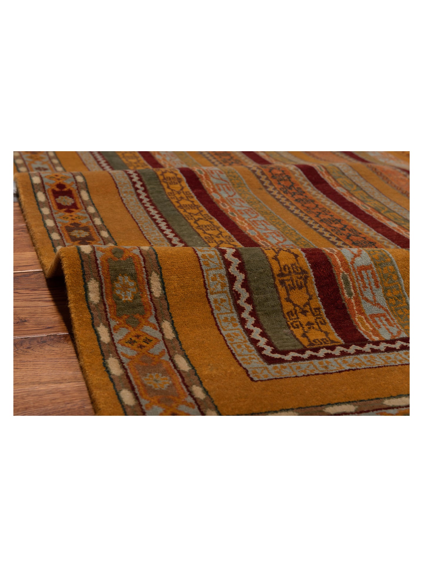 Shalanta Multi 4.1x6 Hand Knotted Rug