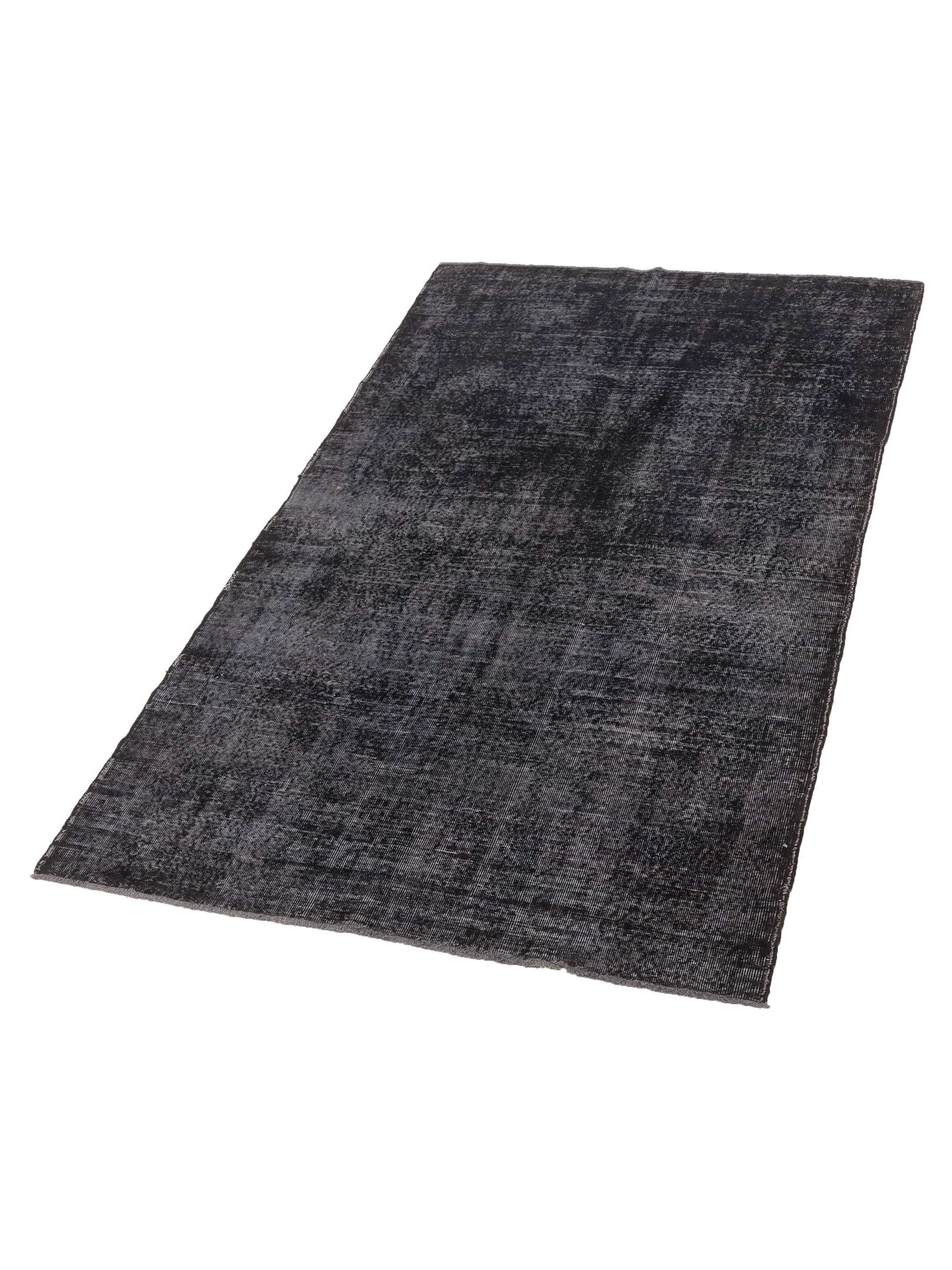 Vintage Charcoal 5.10x9.2 Hand Knotted Rug