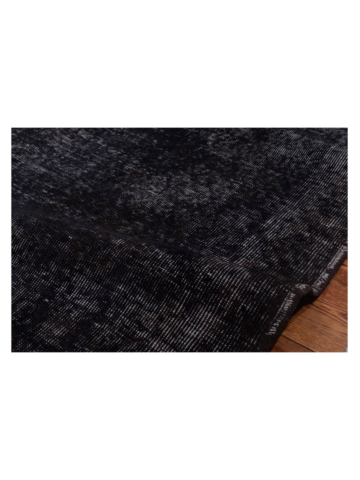 Vintage Charcoal 5.10x9.2 Hand Knotted Rug