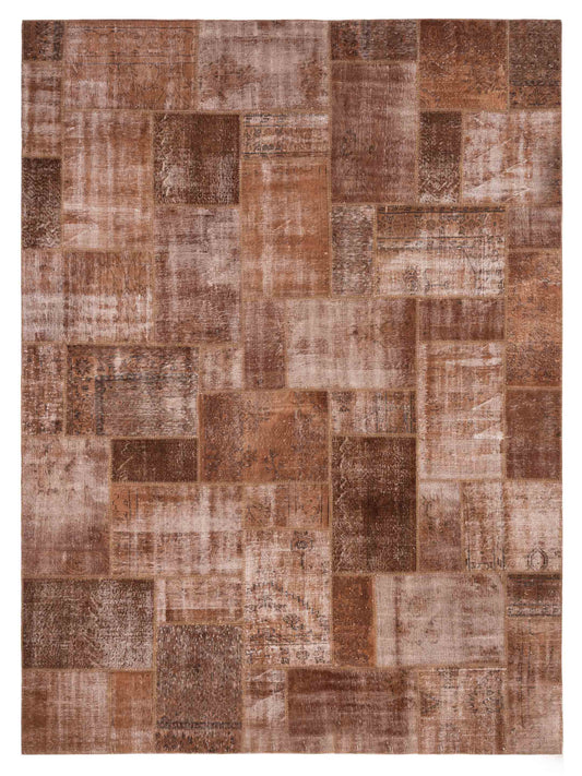 Pasha Turkish Vestige Patchwork  Brown  Contemporary