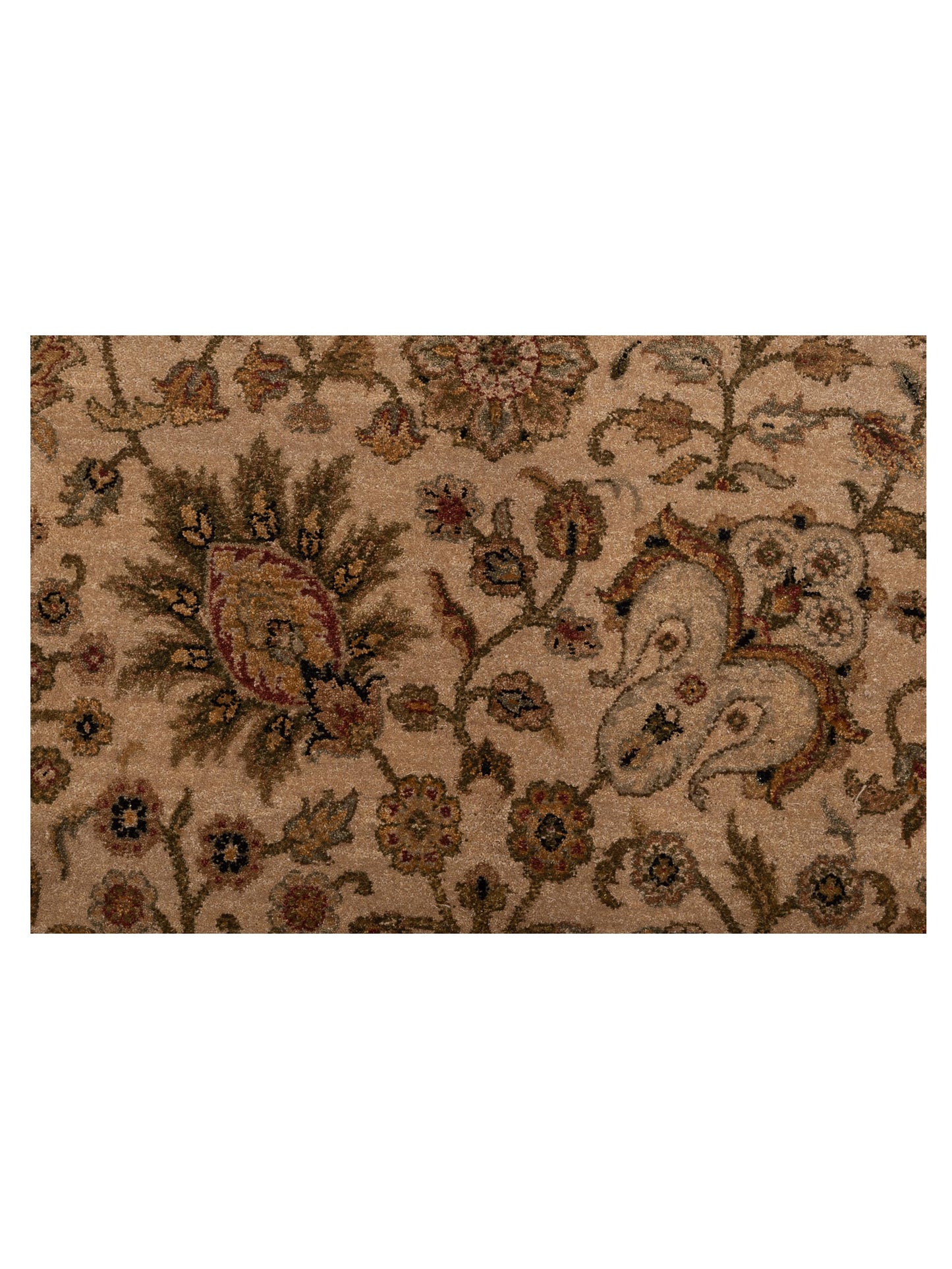 Jallira Ivory Gold 7.5x11.3 Hand Knotted Rug