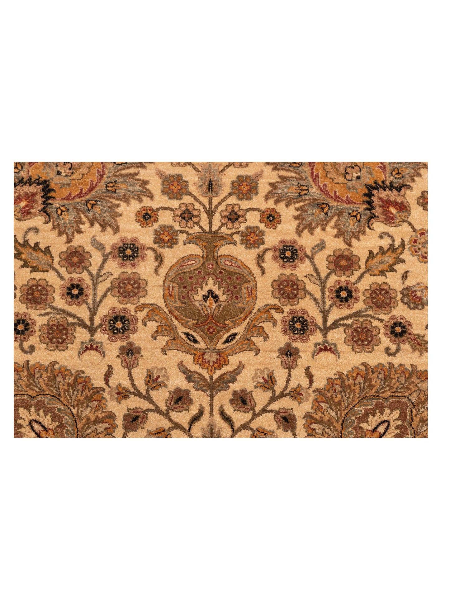 Jallira Ivory Gold 9.1x13.3 Hand Knotted Rug