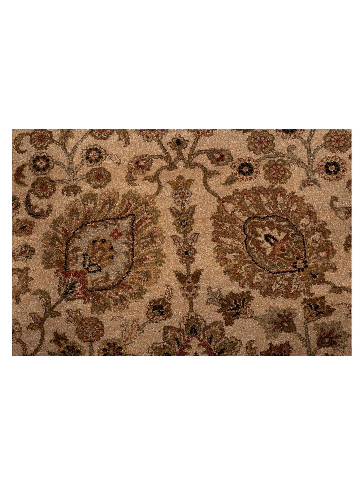 Jallira Ivory Gold 8.2x10.3 Hand Knotted Rug