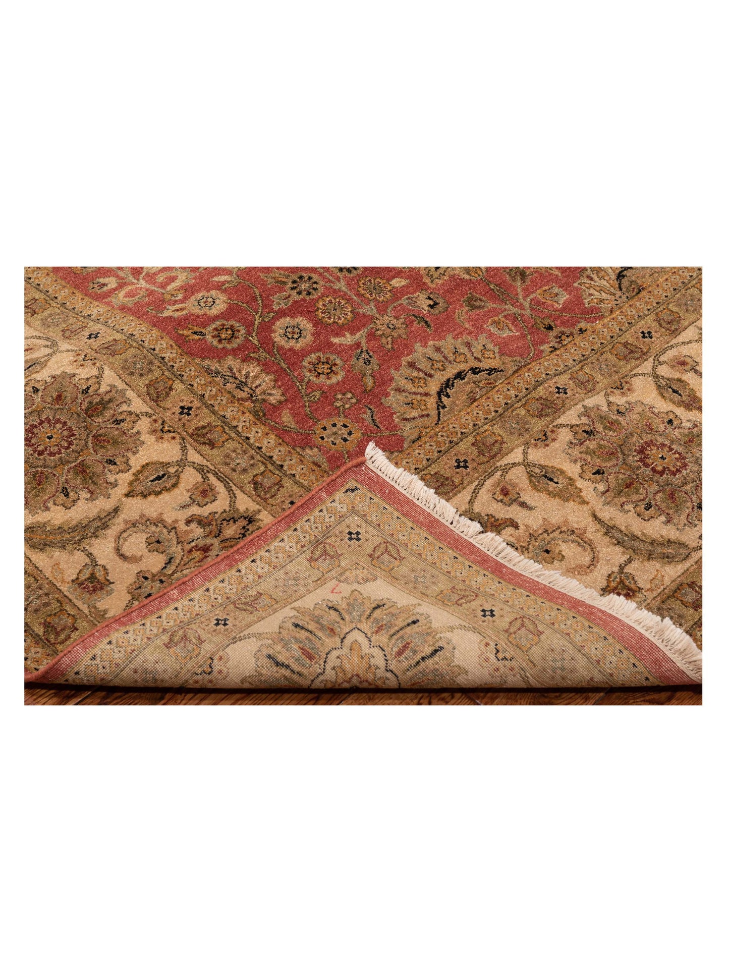 Jallira Rust Ivory 8.11x12.6 Hand Knotted Rug