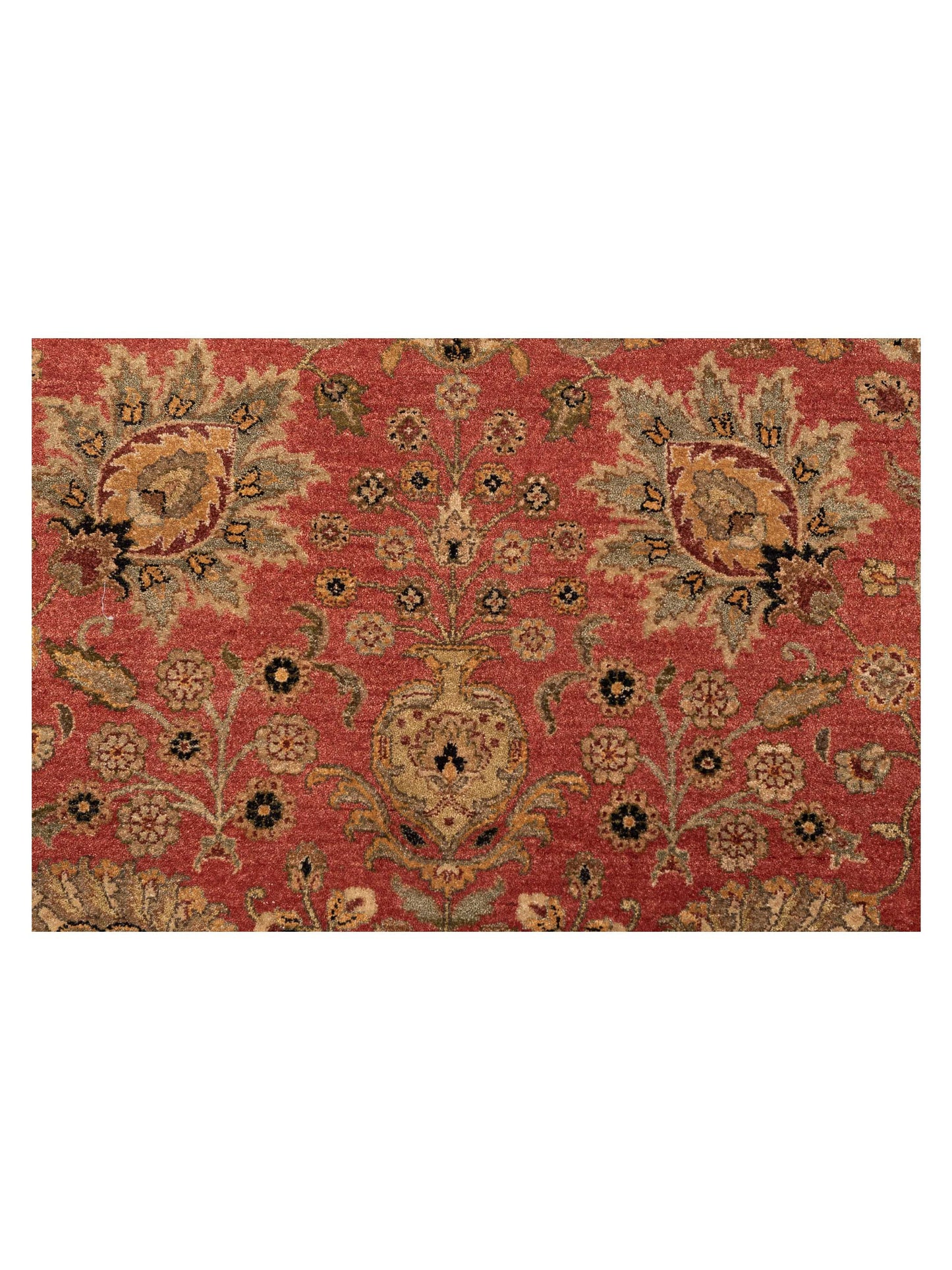 Jallira Rust Ivory 8.11x12.6 Hand Knotted Rug