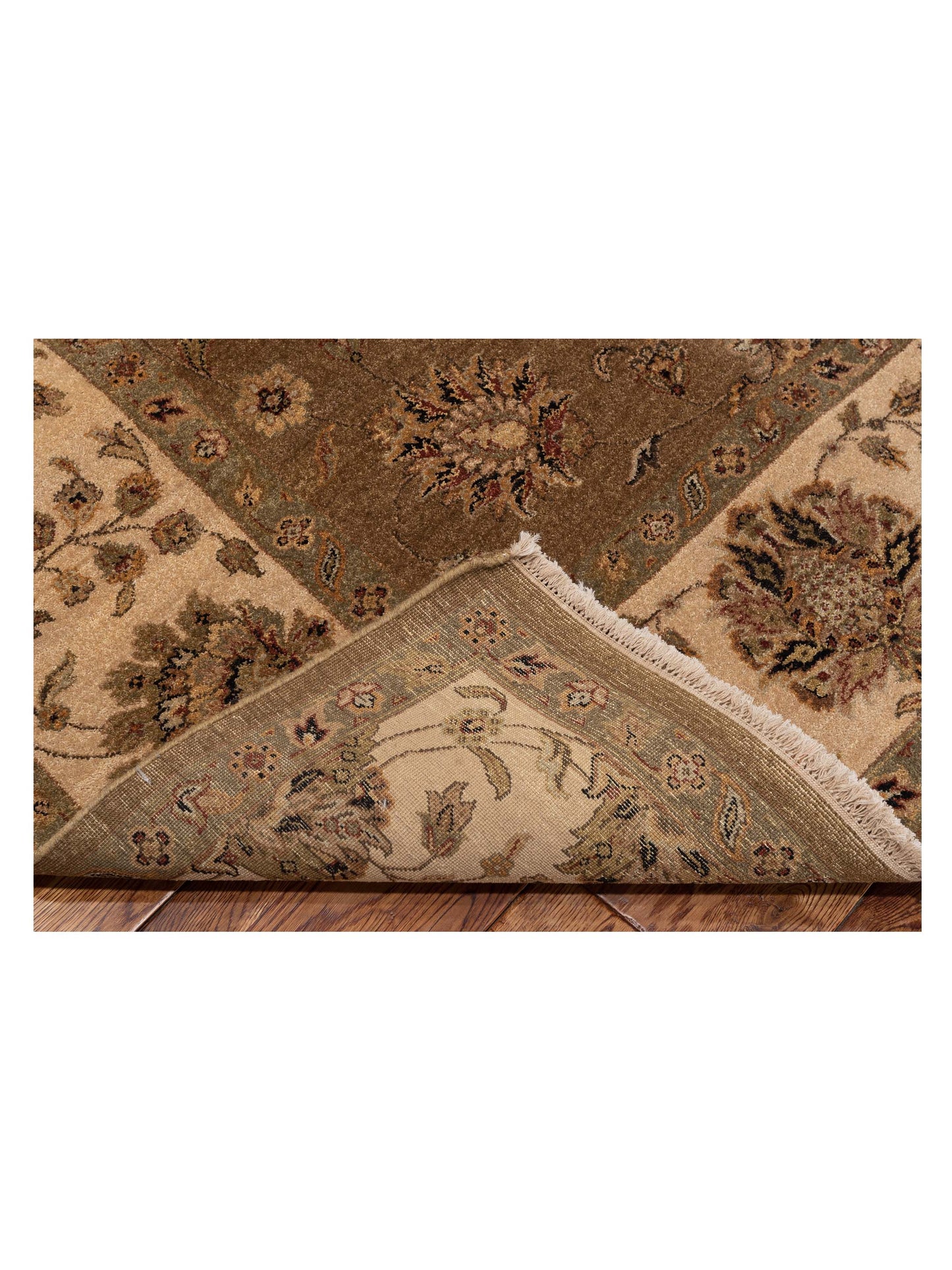 Jallira Tobacco Ivory 7.8x11.1 Hand Knotted Rug