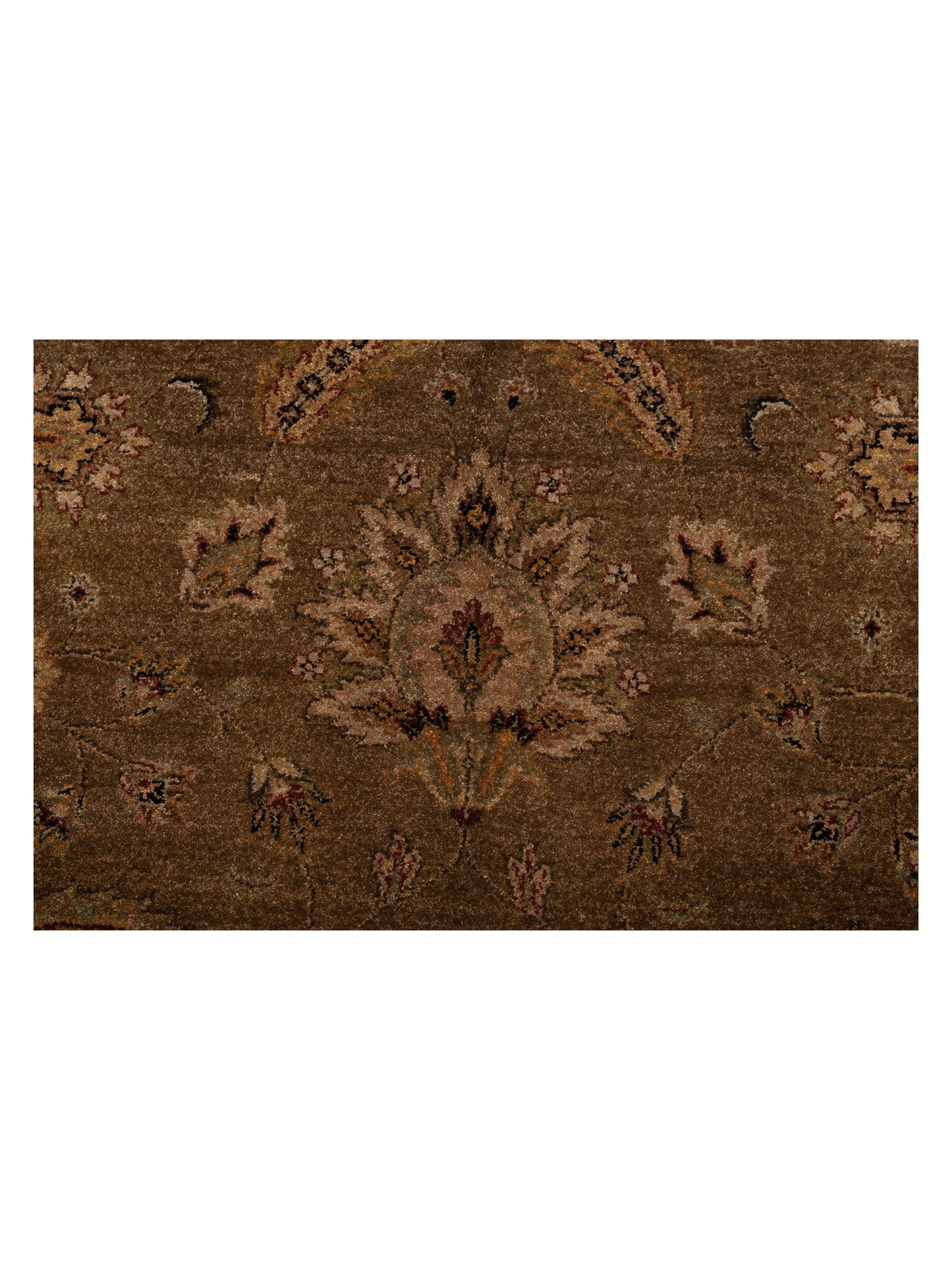 Jallira Tobacco Ivory 7.8x11.1 Hand Knotted Rug
