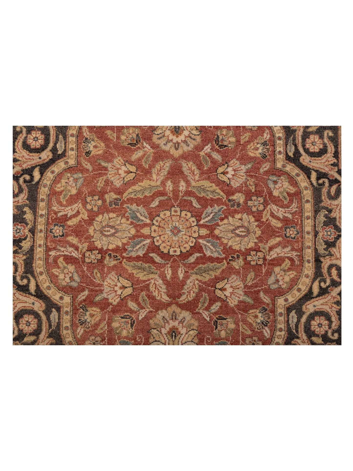 Jallira Charcoal Ivory 9x12.2 Hand Knotted Rug