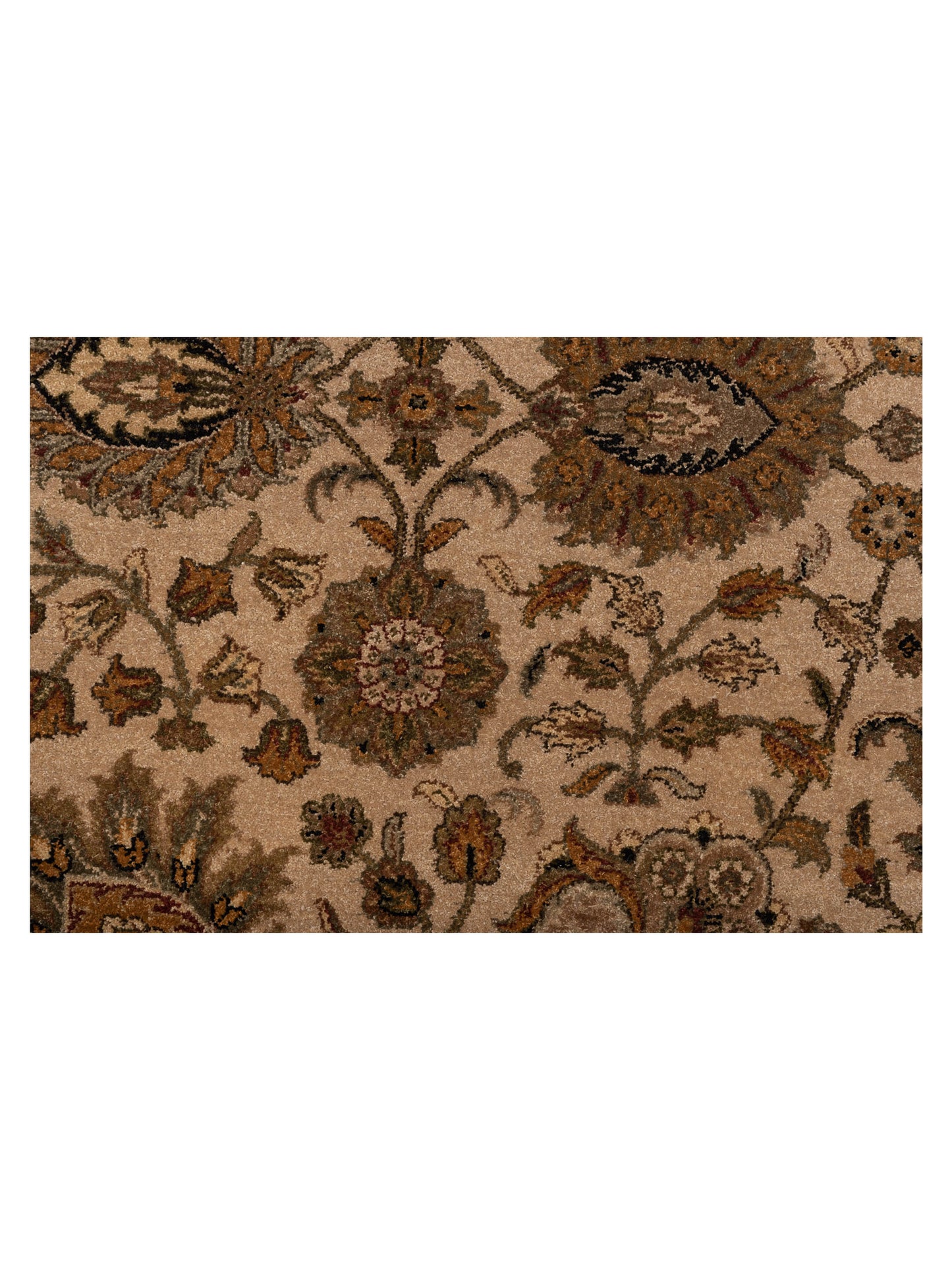 Jallira Ivory Tobacco 7.6x10.10 Hand Knotted Rug