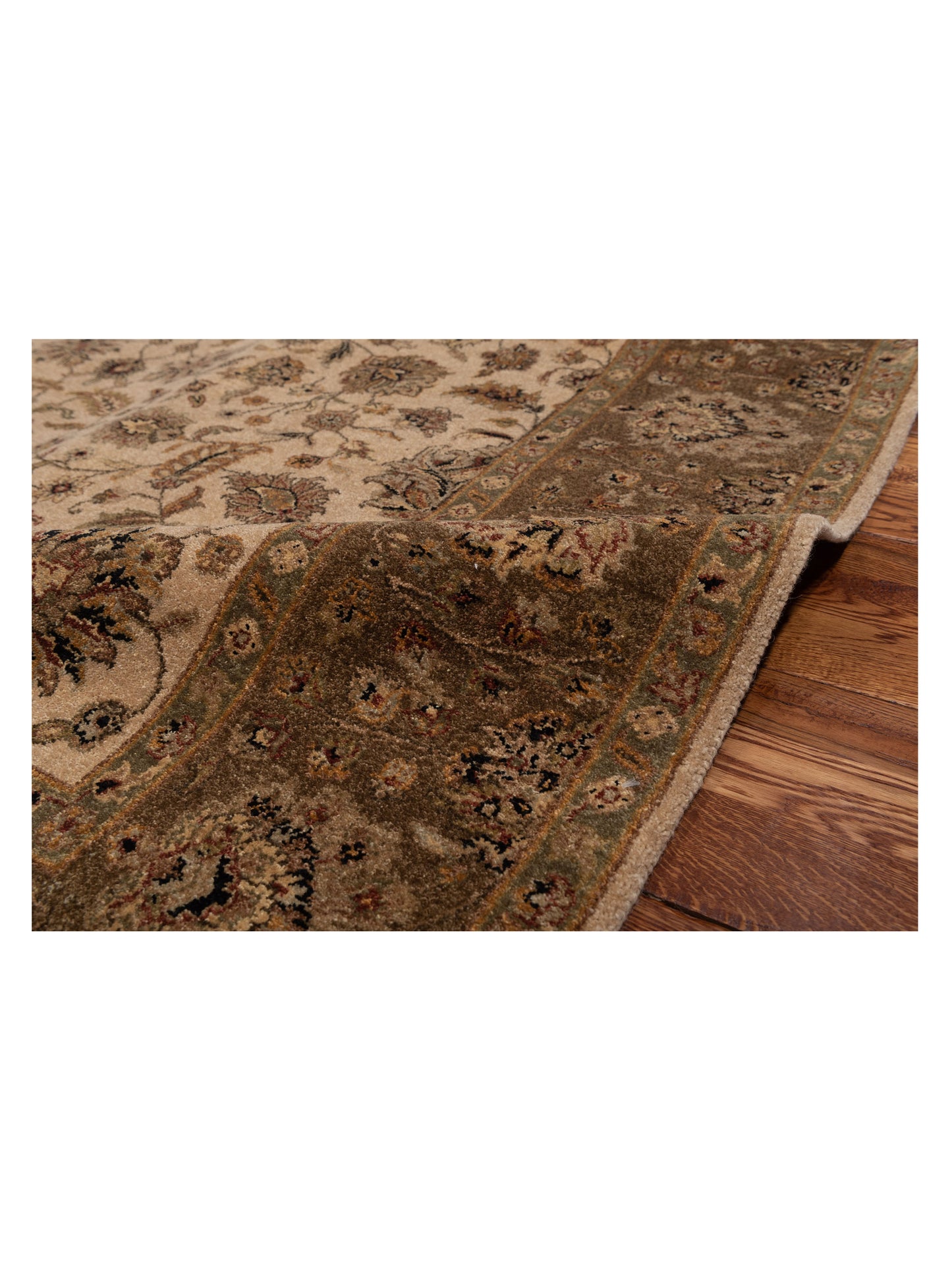 Jallira Beige Brown 6.2x8.6 Hand Knotted Rug